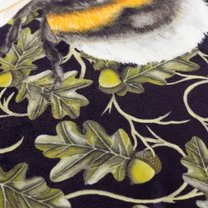 Braywick Orville Bee Printed Velvet Polyester Filled Cushion