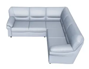 Furniture Stop - Saga Leather Double Corner Sofa