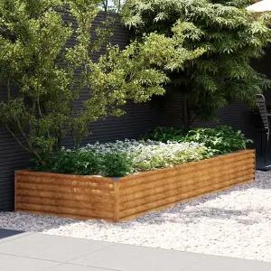 Berkfield Garden Raised Bed 291x100x36 cm Corten Steel