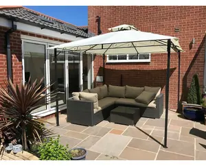 Garden Store Direct Malaga Gazebo Party Shelter 3m x 3m in Ecru