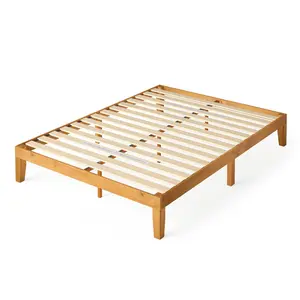 Burg Deluxe Solid Wood Bed Frame Natural / European Double (140 x 200cm)