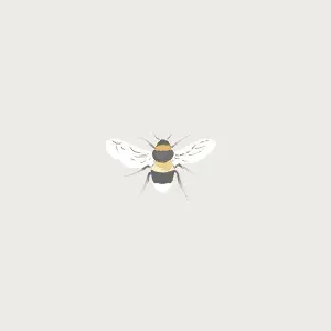 Sophie Allport Natural Bees Pearl effect Embossed Wallpaper