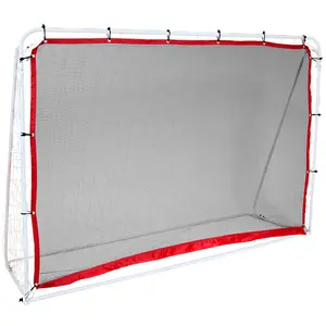 Charles Bentley 3-in-1 Target Shot Steel Frame Football Goal & Net Portable