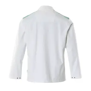 Mascot Food & Care Jacket (White/Grass Green)  (Medium)