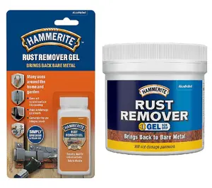 Hammerite Rust Remover Gel Removes Rust from Metal, 750ml