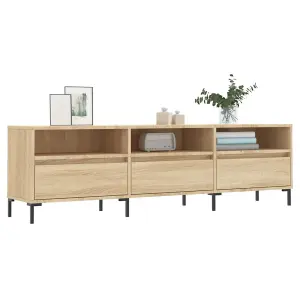 Berkfield TV Cabinet Sonoma Oak 150x30x44.5 cm Engineered Wood