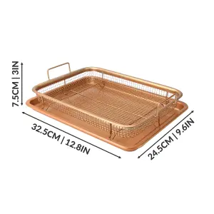 Copper Crisping Basket & Baking Tray