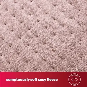 Silentnight Heated Throw - Blush