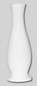 Maison by Premier White Curved Vase