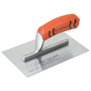 Kraft Carbon Steel Midget Finishing Trowel with ProForm Handle - PL407PF