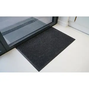 Aarianna Dirt Barrier Door Mat Silver Grey / Rectangle 50 x 80cm