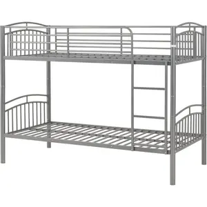 Domenica Single Bunk Bed Silver