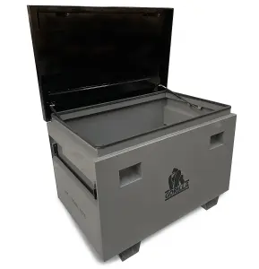 GORILLA Heavy Duty Steel Site Box 828 Litre L1219 x D799 x H850mm Locking Tool Storage Chest