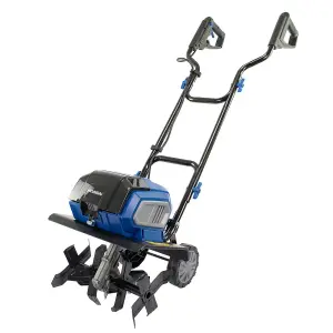 Hyundai 2x 20v (40V) Cordless Garden Tiller, 360mm Width, 220mm Depth, Brushless Motor, Li-Ion Batteries  HY2198