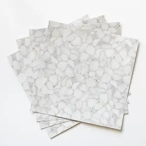 Quadrostyle Terrazzo Grigio Wall and Floor Tile Vinyl Stickers 30cm(L) 30cm(W) pack of 4