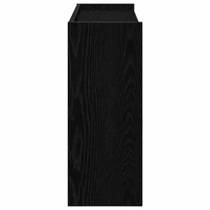 Berkfield Shoe Rack Black 80x25x61.5 cm Engineered Wood