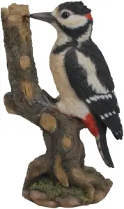 Vivid Arts Spotted Woodpecker Garden Ornament