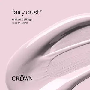 Crown Walls & Ceilings Silk Emulsion Paint Fairy Dust - 2.5L