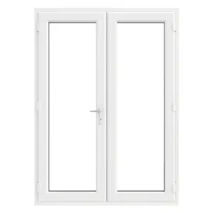 Upvc French Door 209cm H x 159cm W x 7cm D