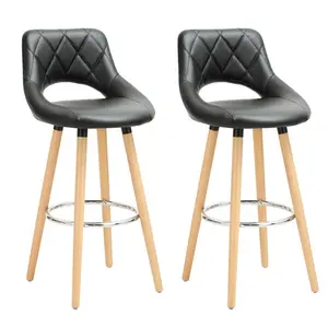 91 cm Barhocker Thierry (Set of 2) Black