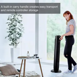 Senelux 36 Inch Tower Fan With Remote Control