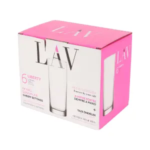 LAV - Liberty Highball Glasses - 360ml - Pack of 6