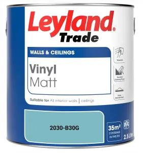 Leyland Trade Vinyl Matt Walls & Ceilings Emulsion Paint (2030-B30G) 2.5L