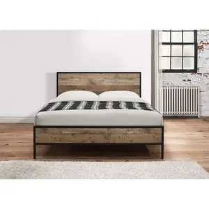 Birlea Urban Small Double Bed Rustic