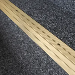 Anodised aluminium anti non slip stair edge nosing trim 900mm x 35mm x 35mm A34 gold