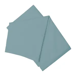 Belledorm Easycare Percale Flat Sheet Teal (King/Superking)