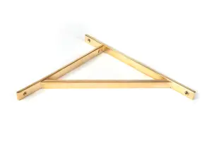 Polished Brass Chalfont Shelf Bracket (314mm x 250mm)