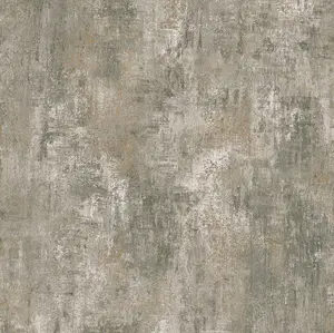 Plain Neutral Patina Distressed Stone Concrete Effect Cove Texture Wallpaper