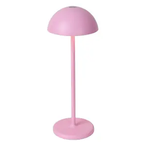 Lucide Joy Retro Table Lamp Outdoor 12cm - LED Dim. - 1x1,5W 3000K - IP54 - Pink