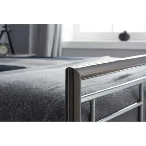 Birlea Montana King Bed Silver