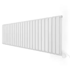 Terma 230V 1kW White Smart Horizontal Oil-filled radiator (H) 330mm x (W) 1565mm