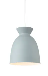 Luminosa Maisie Dome Pendant Light Grey