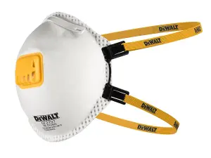 DEWALT FFP3 Disposable Respirators - 10-Pack for Ultimate Protection Against Dust and Liquids