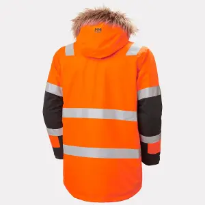 Helly Hansen Workwear Alna 2.0 Winter Parka Jacket (Orange/Black)  (Large)