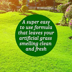 Homefront Artificial Grass Cleaner - Cleans and Sanitises Artificial Grass to Remove Germs, Stains, Odours, & Urine. Bouquet 10L