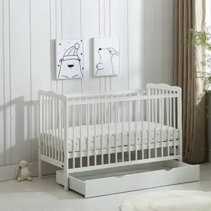 Chenoweth Cot Bed with Mattress White