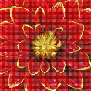 DAHLIA - Diamond Painting Kit: Dahlia - Diamond Dotz