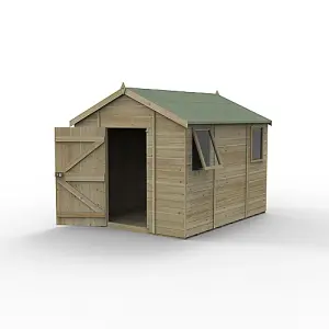 Timberdale 10x8 Apex Shed - Two Windows