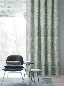 Keswick Floral Fully Lined Pencil Pleat Curtains