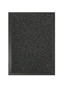 Heavy Duty Indoor & Outdoor Rubber Non-Slip Absorbent Barrier Mat - Charcoal 60 x 150 cm