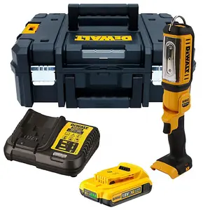 Dewalt DCL050 18V Cordless LED Light Torch XR 9 Point Pivot Head + Battery