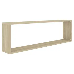 Aycel Cubby Shelf (Set of 2) Gloss White / 30cm H x 100cm W x 15cm D