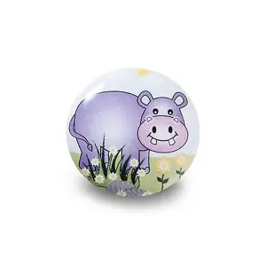 DecorAndDecor - BIMBA Kids Hippopotamus Ceramic Decorative Cupboard Drawer Knobs Porcelain - Pair