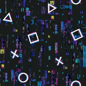 Debona Video Game Glitch Wallpaper Multicoloured Pink Purple Black Blue 6219