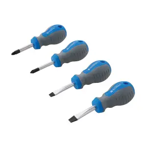 Silverline Stubby Screwdriver Set 4pce - 4pce