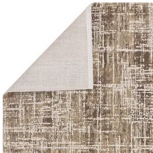 Beige Luxurious Abstract Modern Easy To Clean Rug For Dining Room Bedroom & Living Room-200cm X 290cm